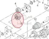 Шестерня Konica Minolta для KM 7145 40LA17550