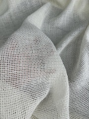 Текстурированный лен, Молочный, MaxMara, Италия