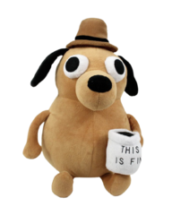 Мягкая игрушка This is fine
