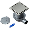 Logan L004-150 L004-150 Точечный трап с решеткой из нерж. стали/под плитку 15х15 (306894)