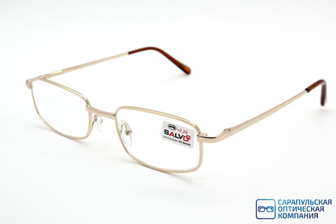 Очки готовые для зрения лектор в широком металлическом футляре SALVO KZRS50027 (