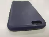 Кожаный чехол Leather Case для iPhone 6 Plus, 6s Plus (Темно-синий)
