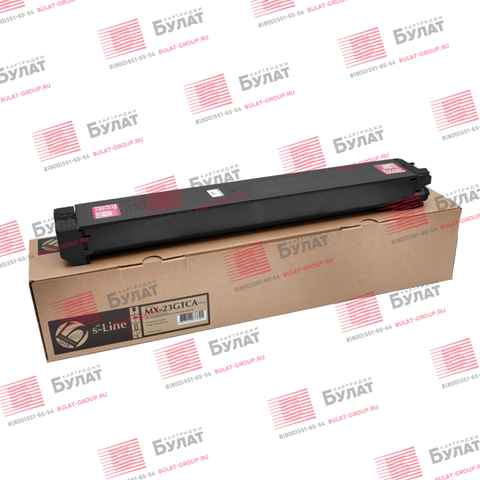 Тонер-картридж БУЛАТ s-Line MX-23GTBA для Sharp MX-1810 (Чёрный, 18000 стр.), совместимый