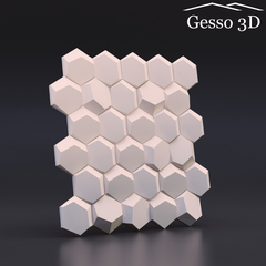 Гипсовая 3D панель Улей