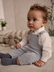 Комбинезон и боди в комплекте для малышей Next E47-398, Серый, Белый