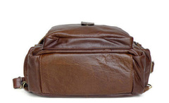 Кожаный рюкзак-сумка Maverick 7042 LightBrown