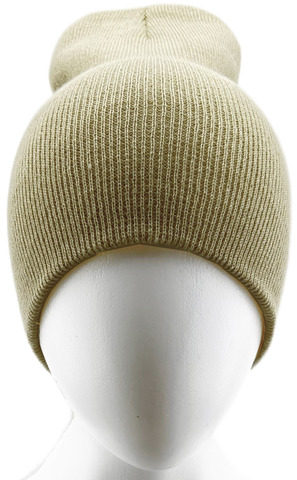 Картинка шапка-бини Skully Wear Board Soft Knitted Hat sand - 6