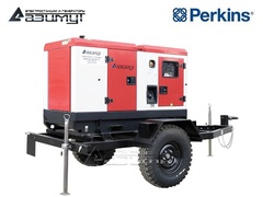 Дизельный генератор Азимут ЭД-20-Т400-1РКМ18 Perkins на шасси в кожухе