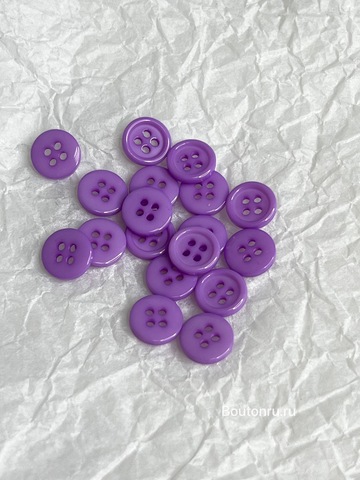 Пуговицы лиловые фиолетовые на прокол