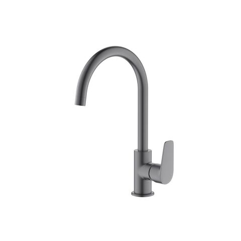 Aquatek AQ1182BGM AQ1182BGM БЕТТА смеситель для кухни, шлиф. черный хром