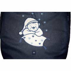 №S77 Exlusive Bear  melange fabric (гранатовый)