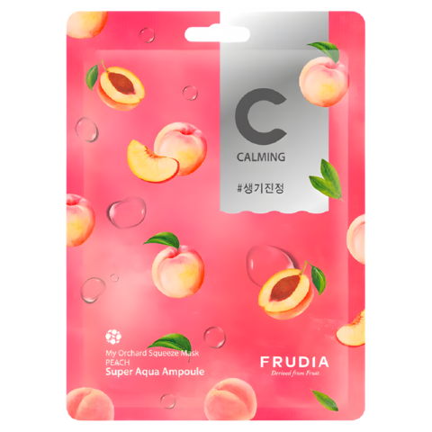 Frudia My Orchard Squeeze Mask Peach Питательная тканевая маска с персиком