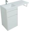 Aquanet 239289 Тумба Токио 48 напольная 1 ящик, б/к цвет белый глянец (239289)