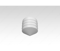 Ёмкость конустная Пластбак У 3600 л. конусная Усиленная (175x175x205см;белый) - арт.556241.1