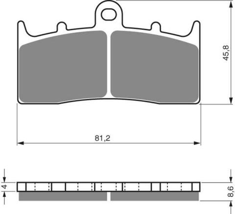 Тормозные колодки дисковые 194 S33