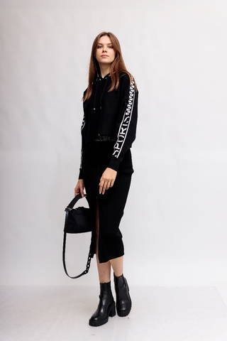 Marc Cain Sports Юбка трикотажная на молнии с контрастными деталями. Эко-линейка ReThink Together