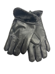 Перчатки. Мужские. Материал верха: Кожаные. Подклад: Мех.В упаковке 5 шт.