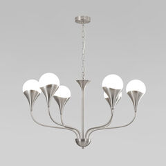 Подвесная люстра Eurosvet Calyx 60169/6 никель