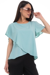 Блуза Яркое лето (бирюза) Diolche