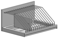 Полка кухонная для досок ПКД-600
