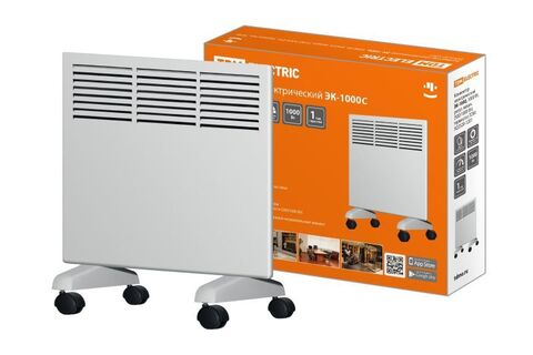 Конвектор электрический ЭК-1000С, 1000 Вт, регул. мощн. (500/1000 Вт), термостат, СТИЧ, TDM