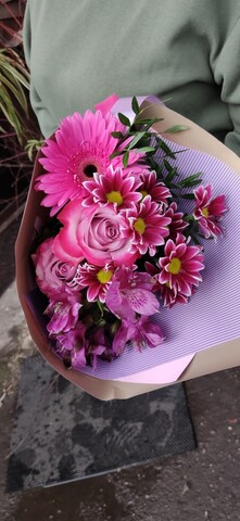 Букет "Розовое настроение"