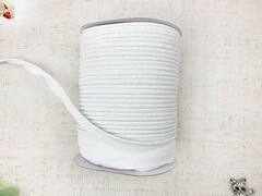 Лента отделочная кант хлопок ш. 1,2 см/кант 3 мм, белый