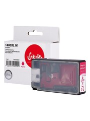 Струйный картридж Sakura 9203B001 (1400XL M) для Canon MAXIFY MB2040, MB2340, MB2140, MB2740, водорастворимый тип чернил, пурпурный, 12 мл., 900 к.
