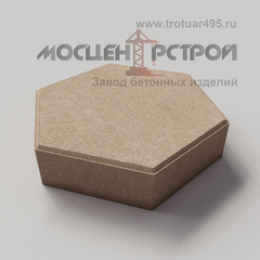 Тротуарная плитка Шестигранник 220х250х70
