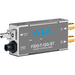 Передатчик AJA 1-Channel 12G-SDI to Single-Mode ST Fiber Transmitter