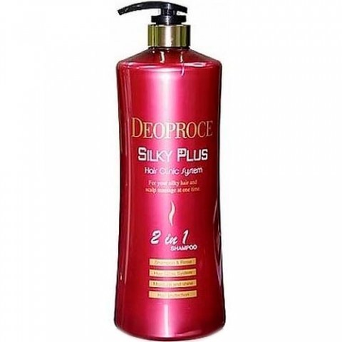 DEOPROCE SILKY PLUS AIR CLINIC SYSTEM 2 in 1 SHAMPOO & RINSE 1500ml