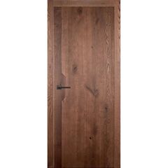 Купить Межкомнатная дверь массив дуба Легно 5 дуб морёный глухая