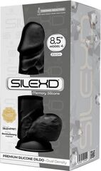 Черный фаллоимитатор SILEXD Model 4 - 21,5 см. - 