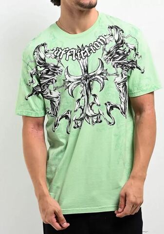 Affliction | Футболка мужская JUMP Tee Nep A27225 перед