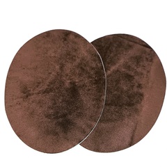 Термоаппликация заплатка 14,8х11,3 см, коричневый