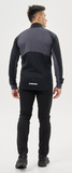Костюм для лыж и зимнего бега Nordski Core Black/Grey мужской