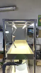 Домашняя стеллажная многоярусная гидропонная установка SLIM 3 ЯРУСА 180x850x350мм