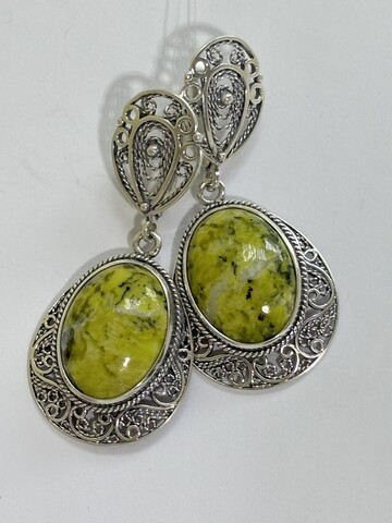 Капор (серьги из серебра)