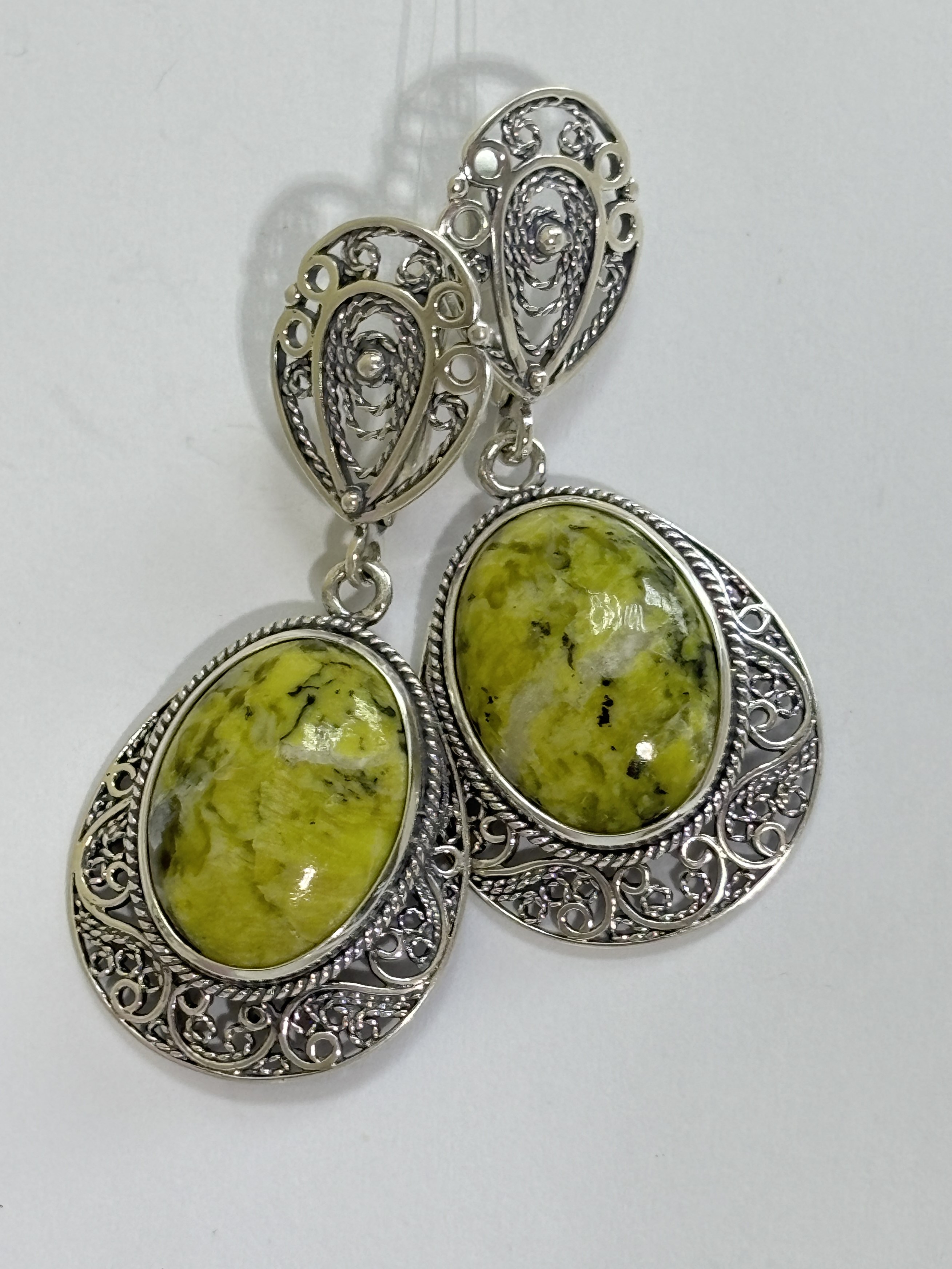 Капор (серьги из серебра)