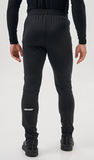 Элитные лыжные разминочные брюки Nordski Pro 2.0 Black мужские