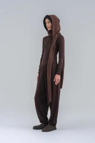 Капюшон из шерсти мериноса