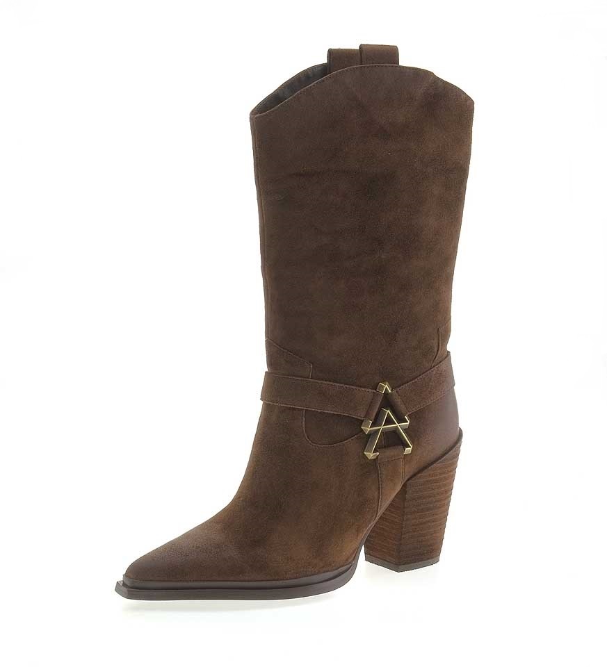 Полусапоги женские GRACIANA GK24011-24-2BM коричневые