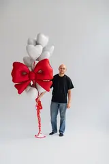 Связка гелиевых шаров Яркий акцент