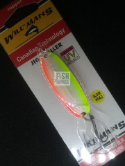 Блесна зим. GK Willmans Jig Killer 7гр. 57мм. цв.042 UV Glow