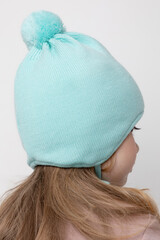 шапка  для девочки  КВ 20292/ш/светлая бирюза