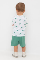 шорты  для мальчика  КР 400817/малахитово-зеленый к558