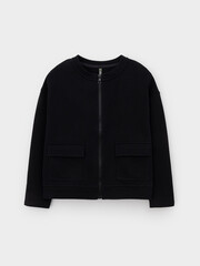 жакет  для девочки  К 302764/черный