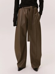 Брюки MAGIC FLOWERS оливкового цвета