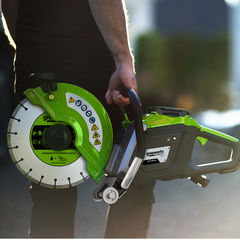 Бетонорез Greenworks PC141 82V (350 мм) аккумуляторный, без АКБ и ЗУ