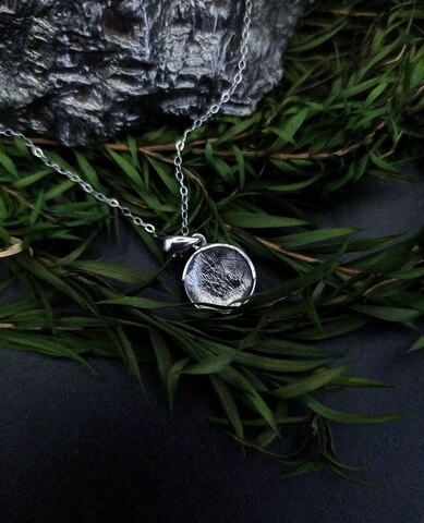 Кулон малый с метеоритом Муонионалуста